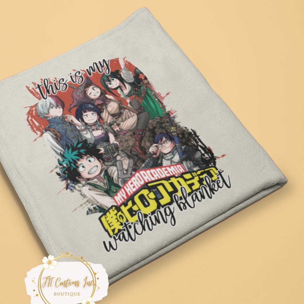 My Hero Academia Throw Blanket